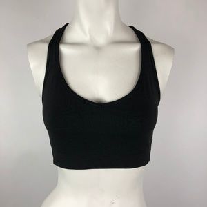 VSX Womens Medium Sports Bra Black Mesh The Player